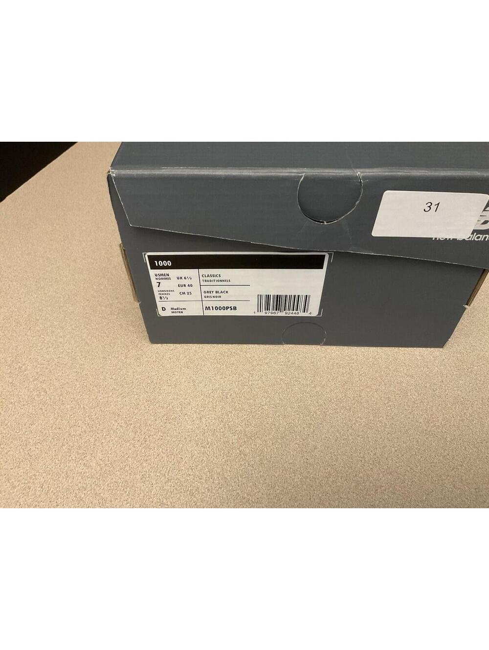 New! Womens New Balance 1000 Grey/Black Athletic Casual Shoes. Size 8.5. Awesome - Picture 8 of 9